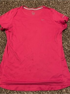 Nike Women's Hot Pink Short Sleeve Performance Tee